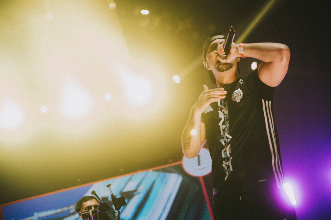 Hander con camiseta de G2 Arctic en la jornada 2 de FMS España 2022