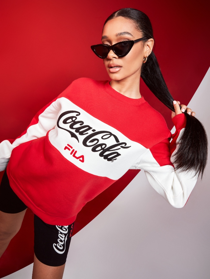 Ropa Coca-Cola x Fila de mujer