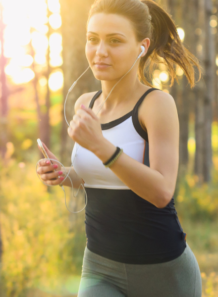 Wearable tech tijdens hardlopen