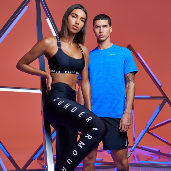 roupa de ginásio simples